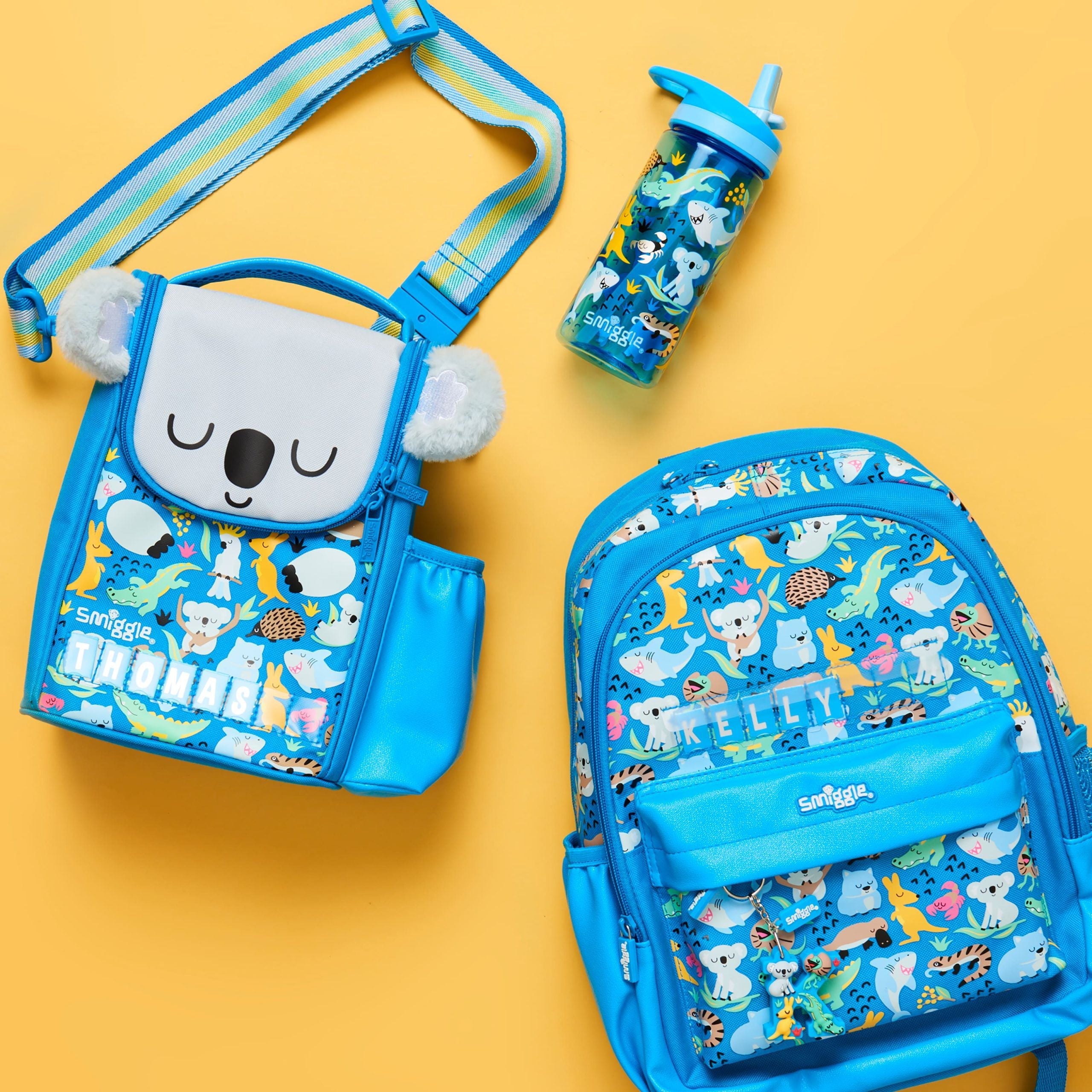 Smiggle - Lil' Mates Id Junior Blauer Koala-Rucksack