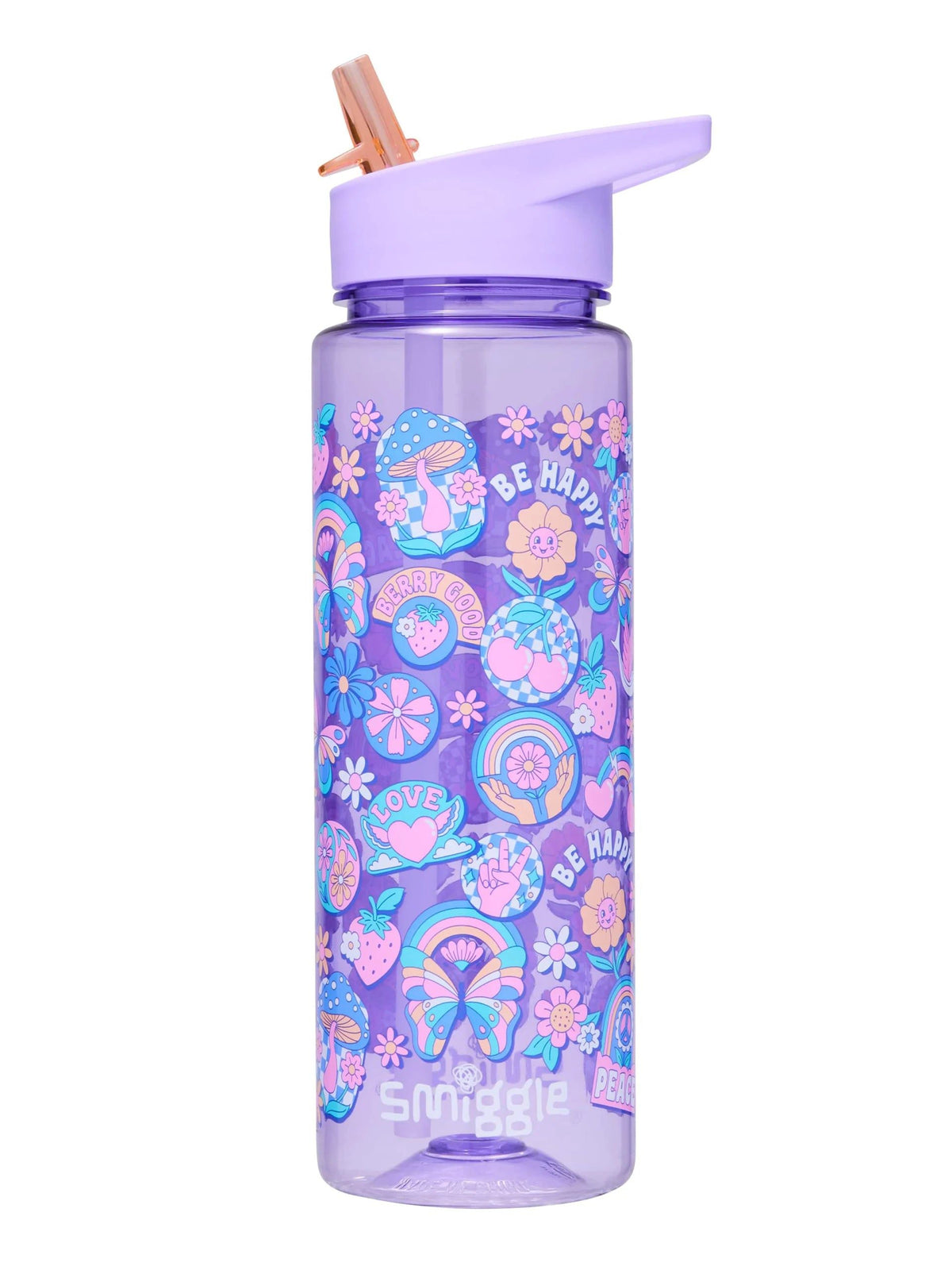 Smiggle – Limitless BPA-freier 650-ml-Trinkbecher mit Strohhalm