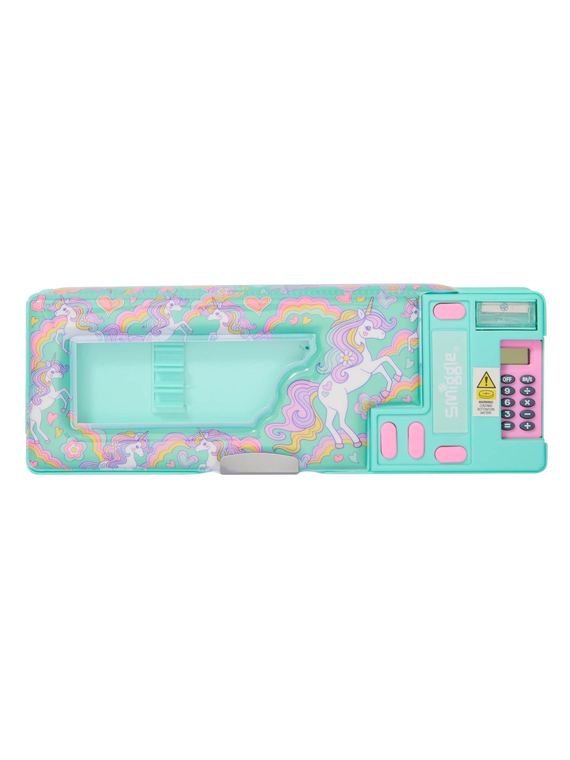 Smiggle – Automatisches Federmäppchen mit grenzenlosem Taschenrechner