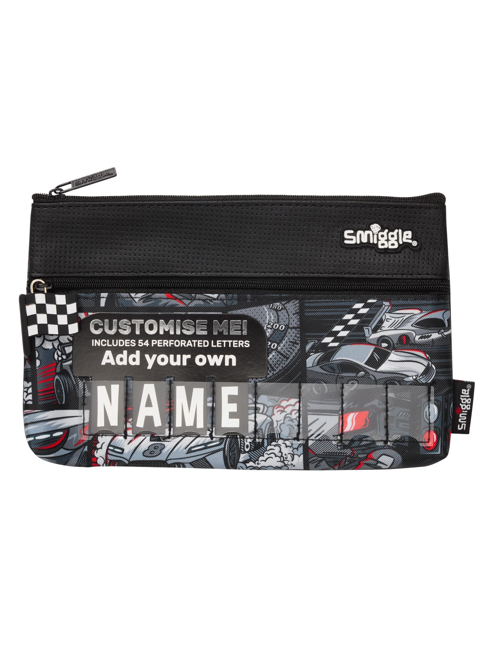 Smiggle – Limitless Classic Federmäppchen mit Namensschild