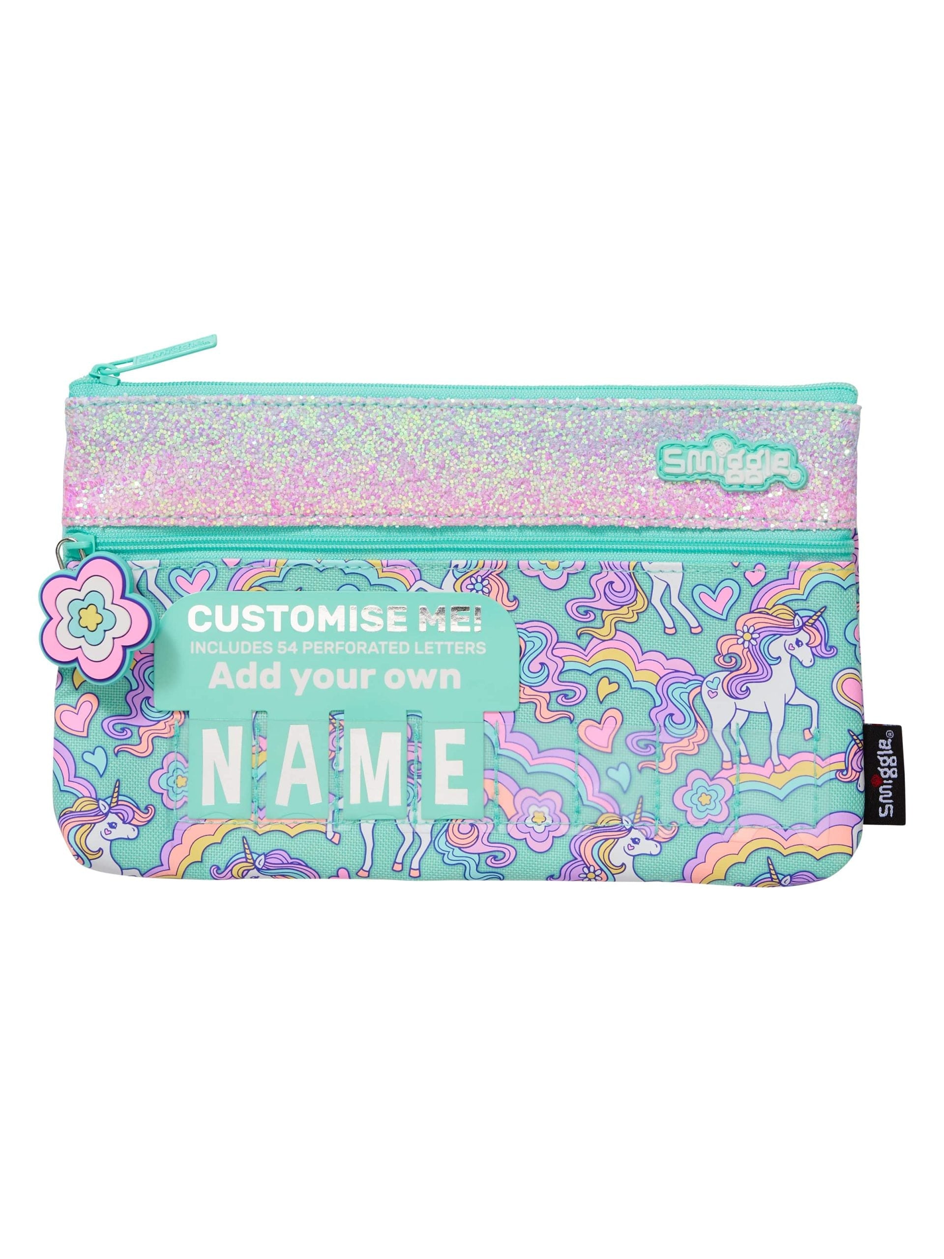 Smiggle – Limitless Classic Federmäppchen mit Namensschild