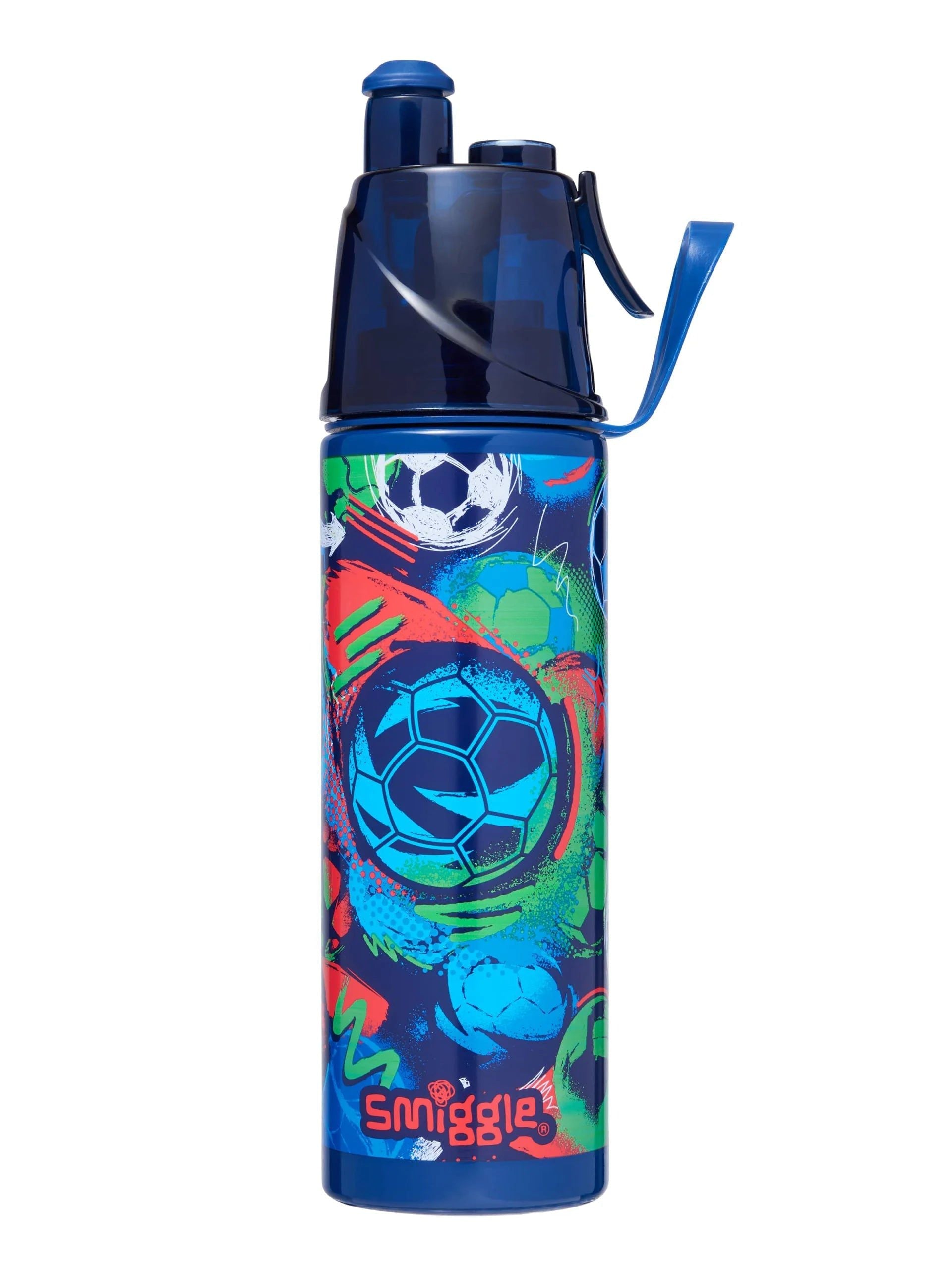 Smiggle – 500 ml Stahlflasche mit grenzenlosem Wasserspray