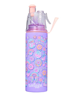 Smiggle – 500 ml Stahlflasche mit grenzenlosem Wasserspray