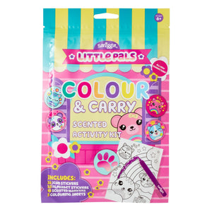 Smiggle – Little Pals Malbücher und Buntstifte-Set