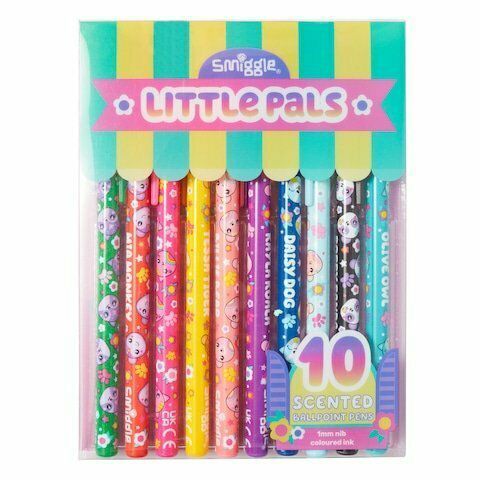Smiggle – 10er-Pack mit duftenden Buntstiften von Little Pals