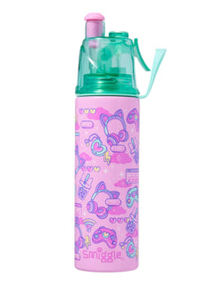 Smiggle – Livin 500 ml Stahlflasche mit Wasserspray