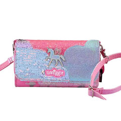 Smiggle – Lunar Unicorn Geldbörse, Hand- und Umhängetasche