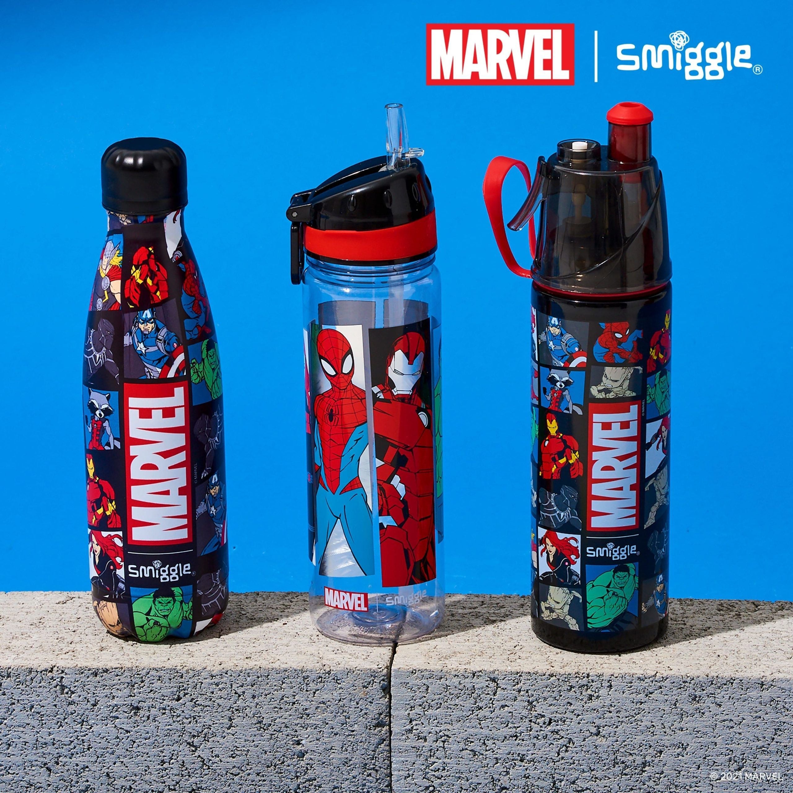 Smiggle - Marvel 500 ML Edelstahlflasche