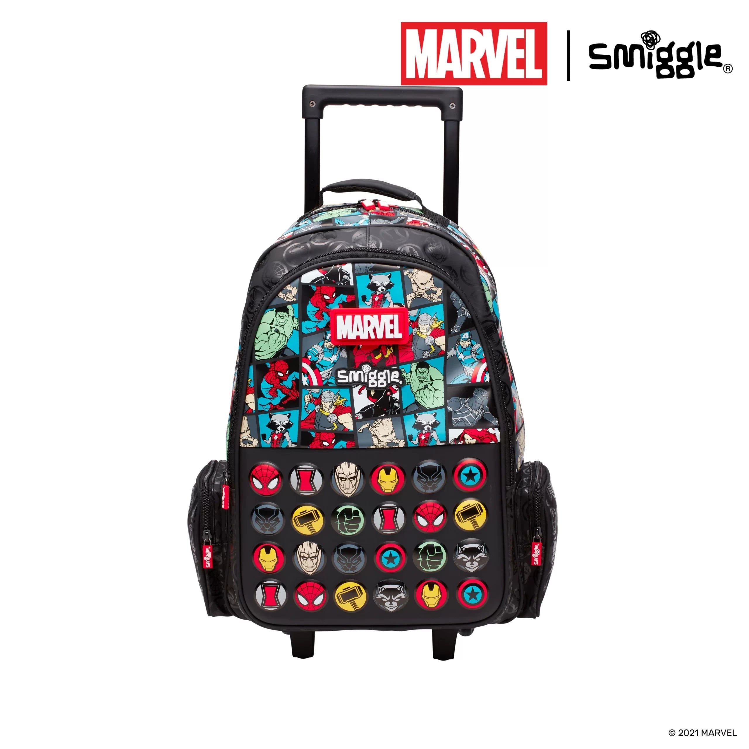 Smiggle – Marvel Squeegee beleuchtete Rolltasche