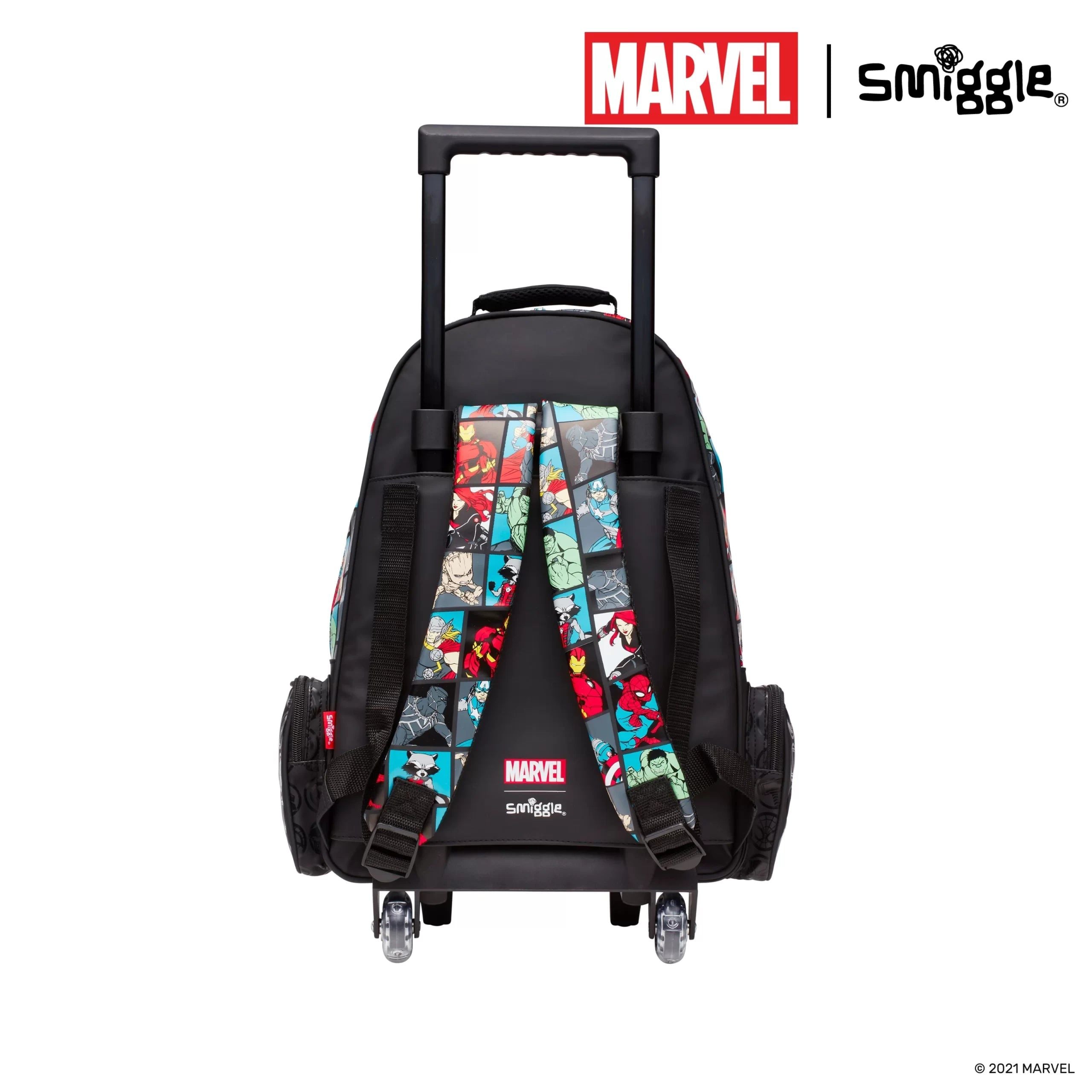 Smiggle – Marvel Squeegee beleuchtete Rolltasche