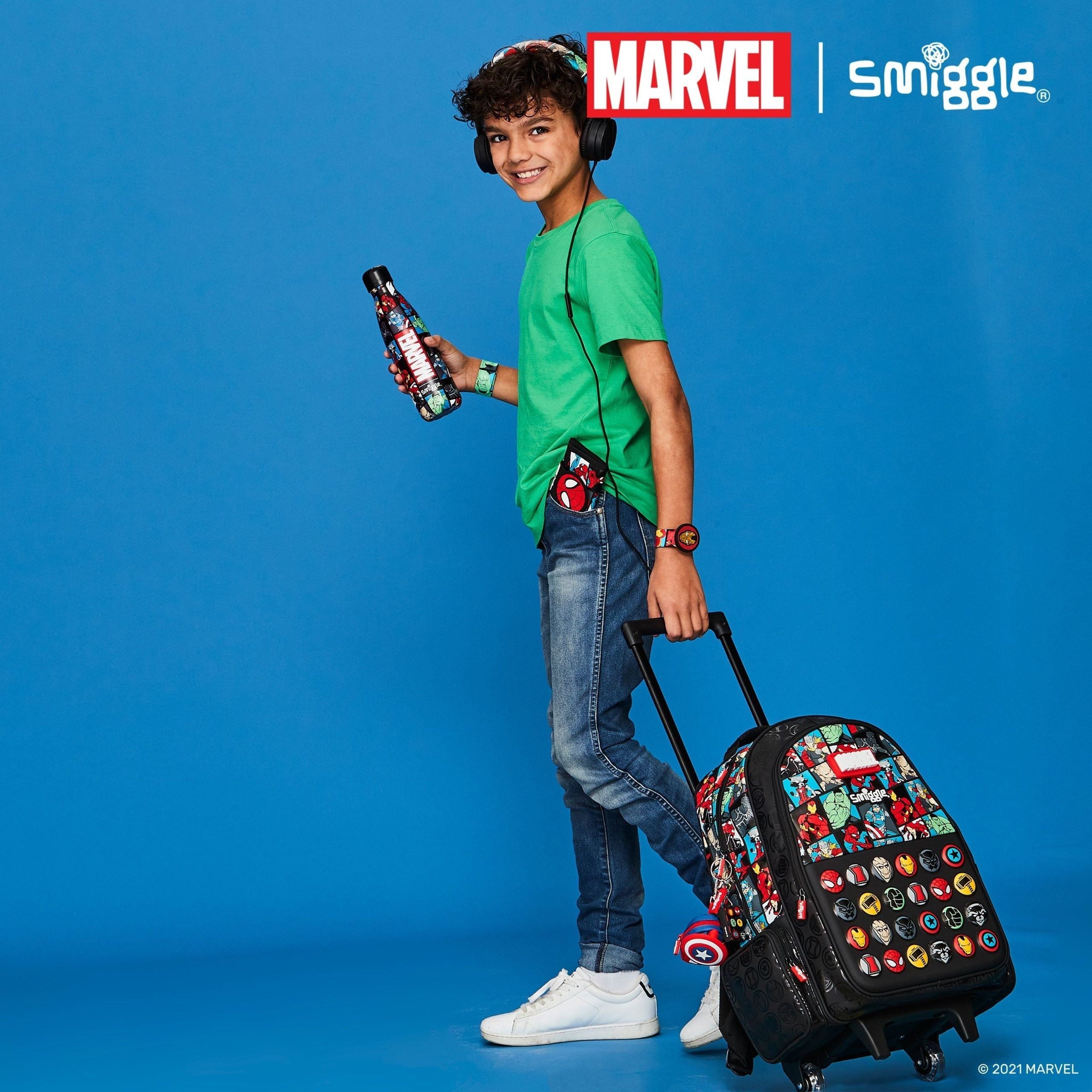Smiggle – Marvel Squeegee beleuchtete Rolltasche