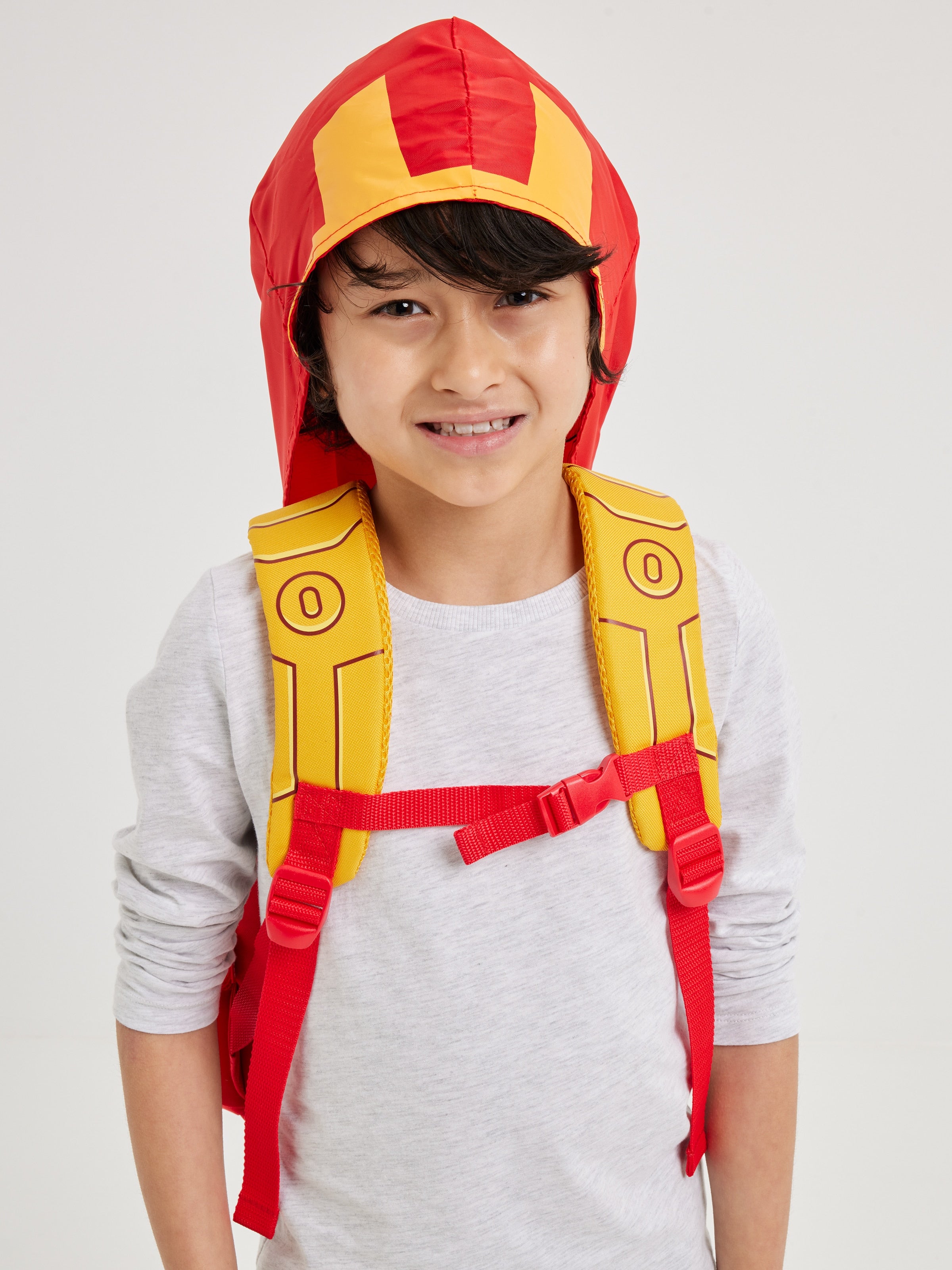 Smiggle – Marvel Iron Man Kindergarten-Rucksack mit Kapuze
