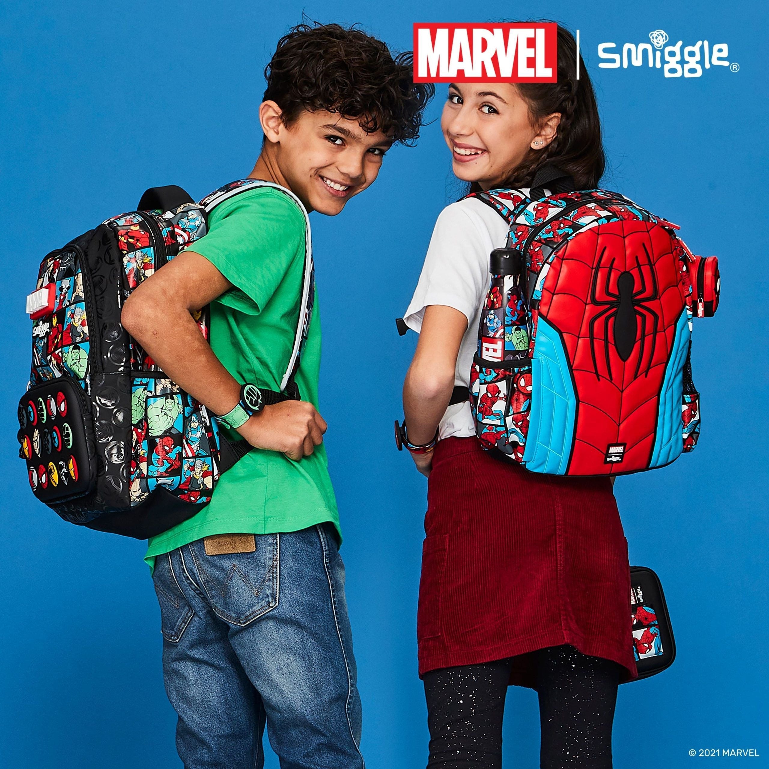 Smiggle – Marvel Spider-Man Junior Hoodie-Rucksack