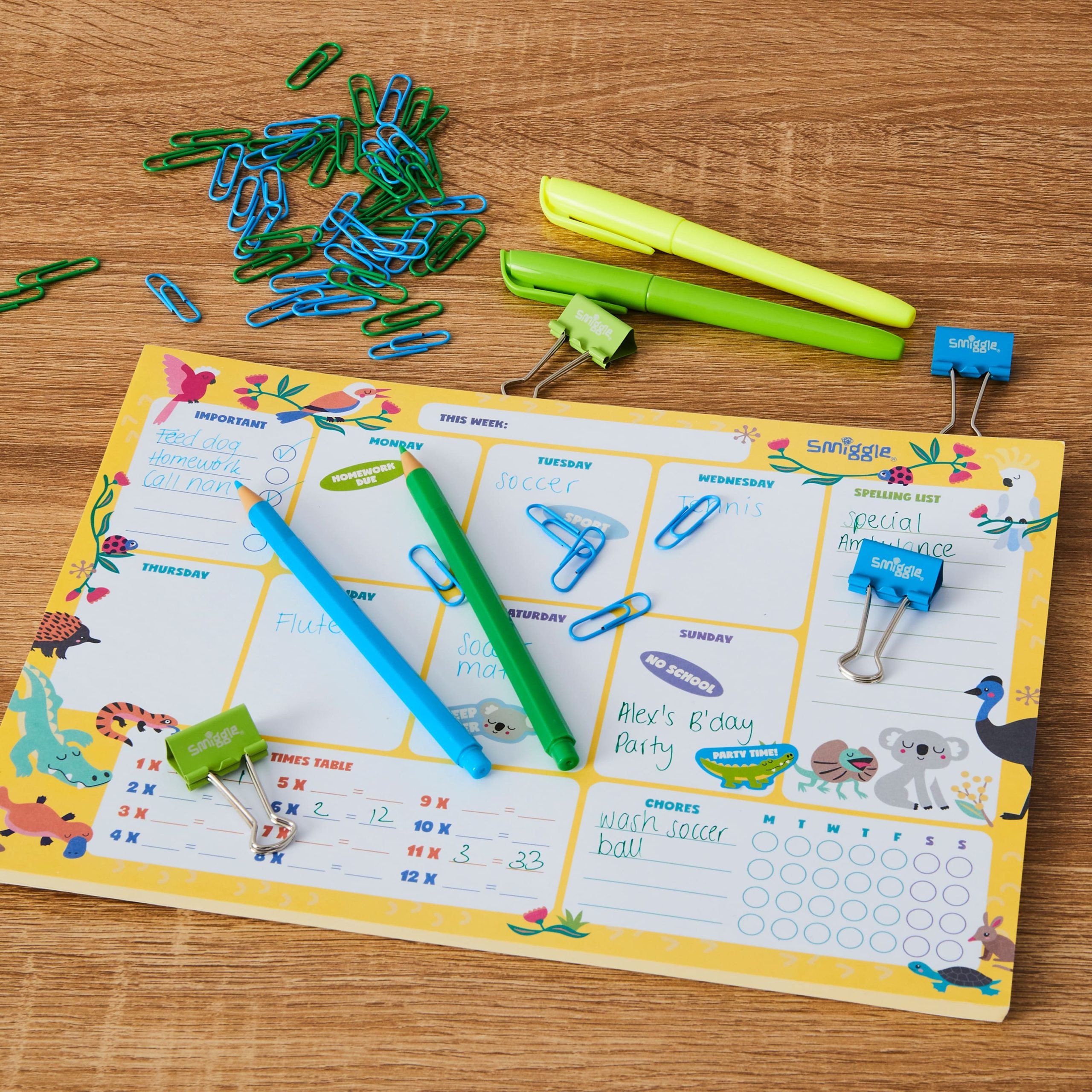 Smiggle – Desktop-Briefpapier-Set