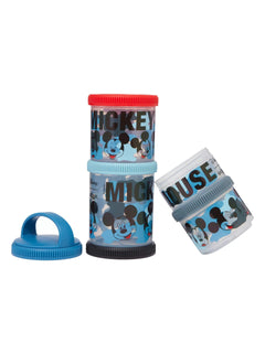 Smiggle - Mickey Maus Snackdosen, 4er-Set