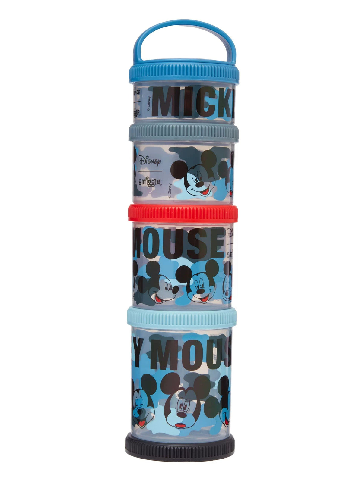 Smiggle - Mickey Maus Snackdosen, 4er-Set