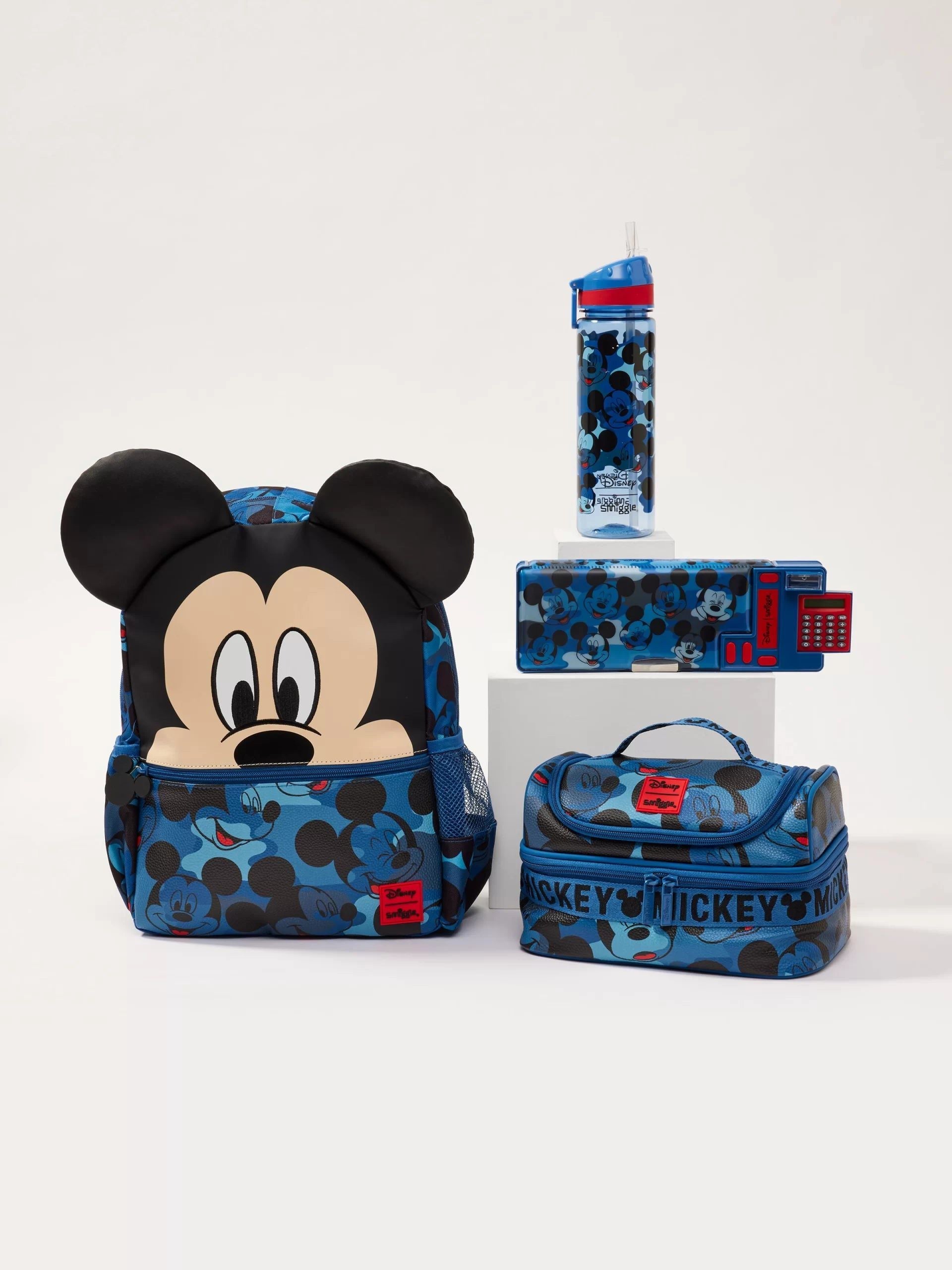 Smiggle – Mickey Mouse 4-teiliges Schulranzen-Set für Kinder 
