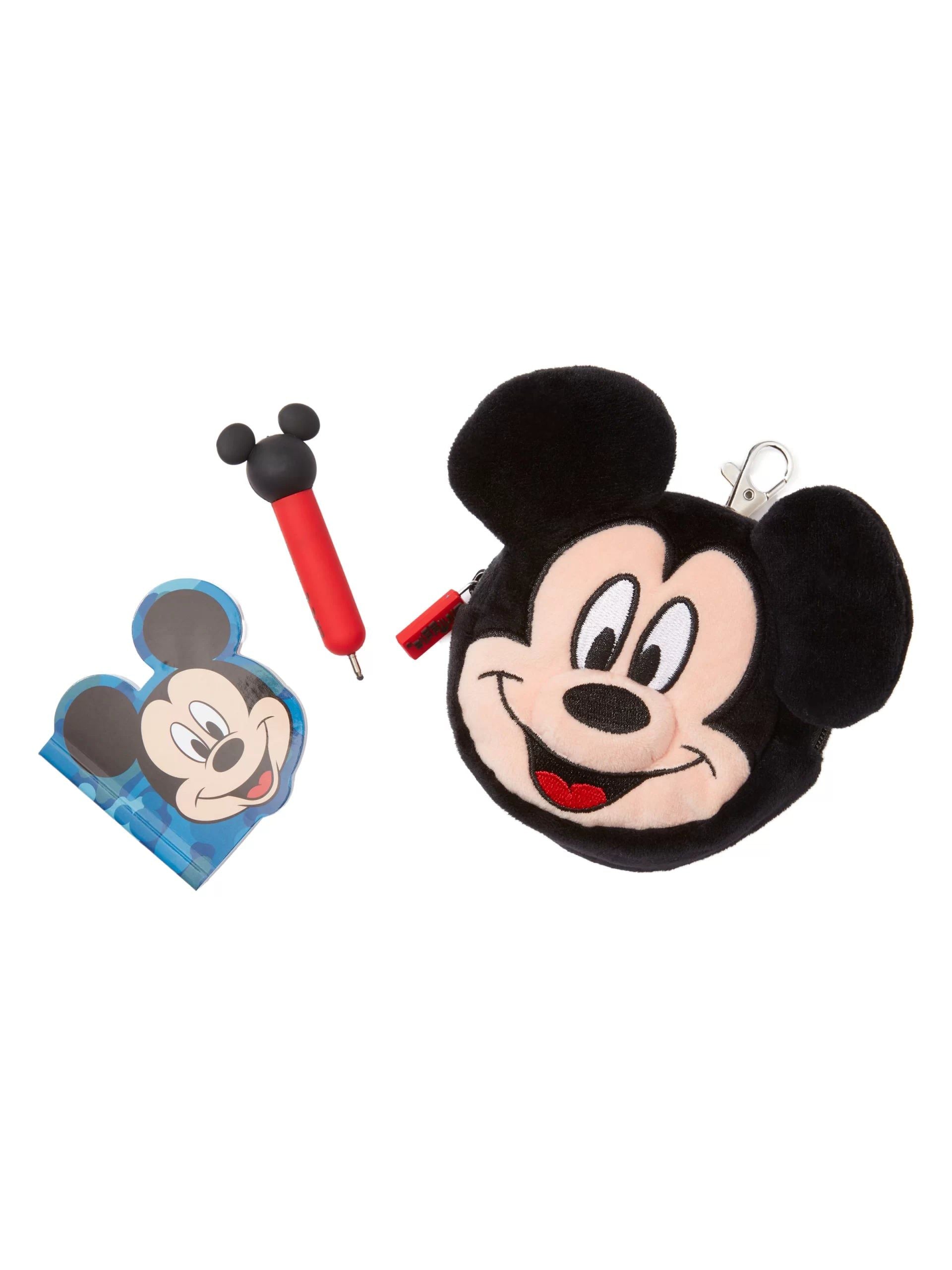 Smiggle – Mickey Mouse Mini-Notizbuch mit Schlüsselanhänger und Stift 