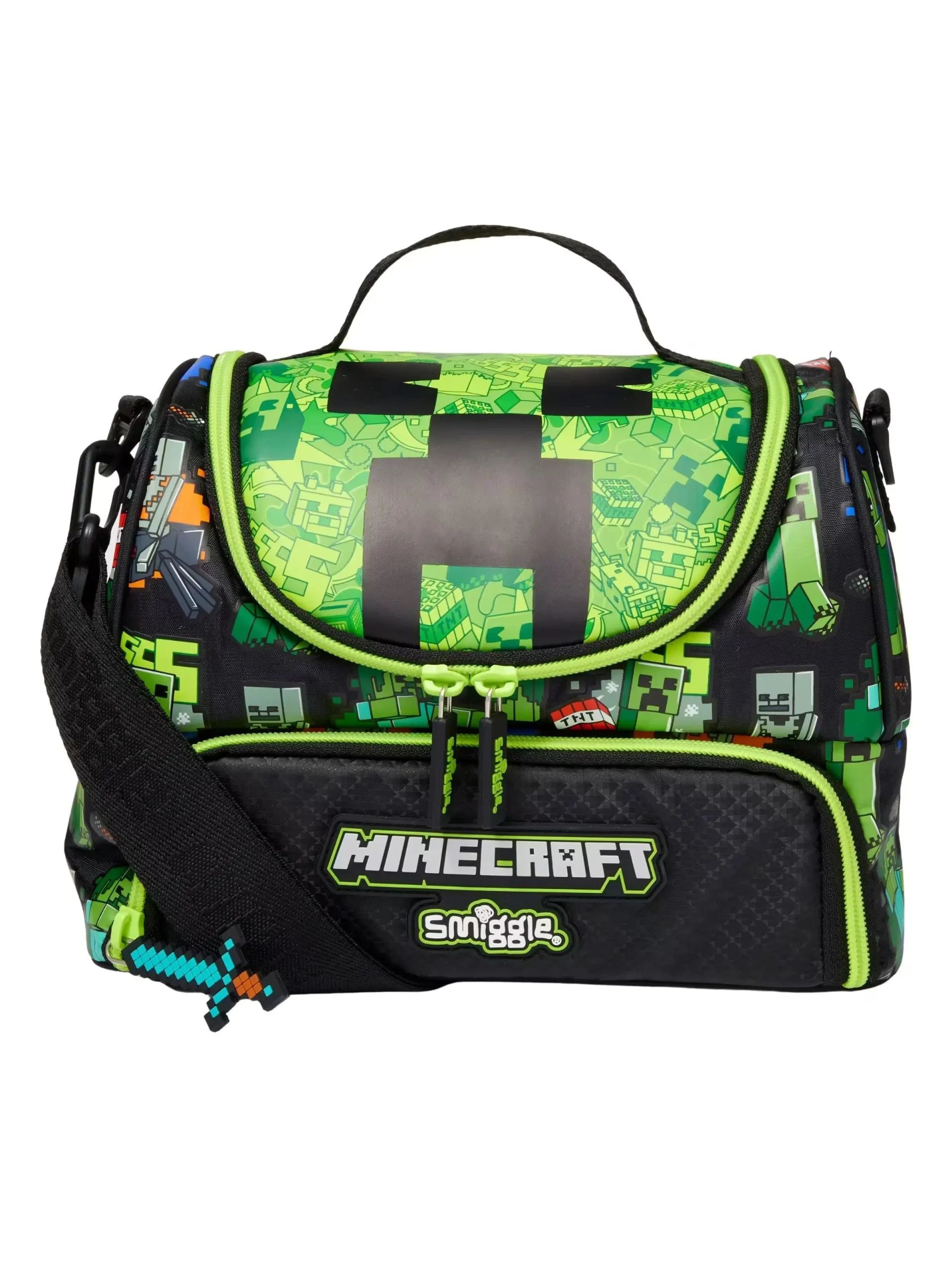 Smiggle - Minecraft 4-teiliges Schulranzen-Set