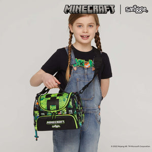 Smiggle – doppellagige Minecraft-Lunchbox zum Aufhängen