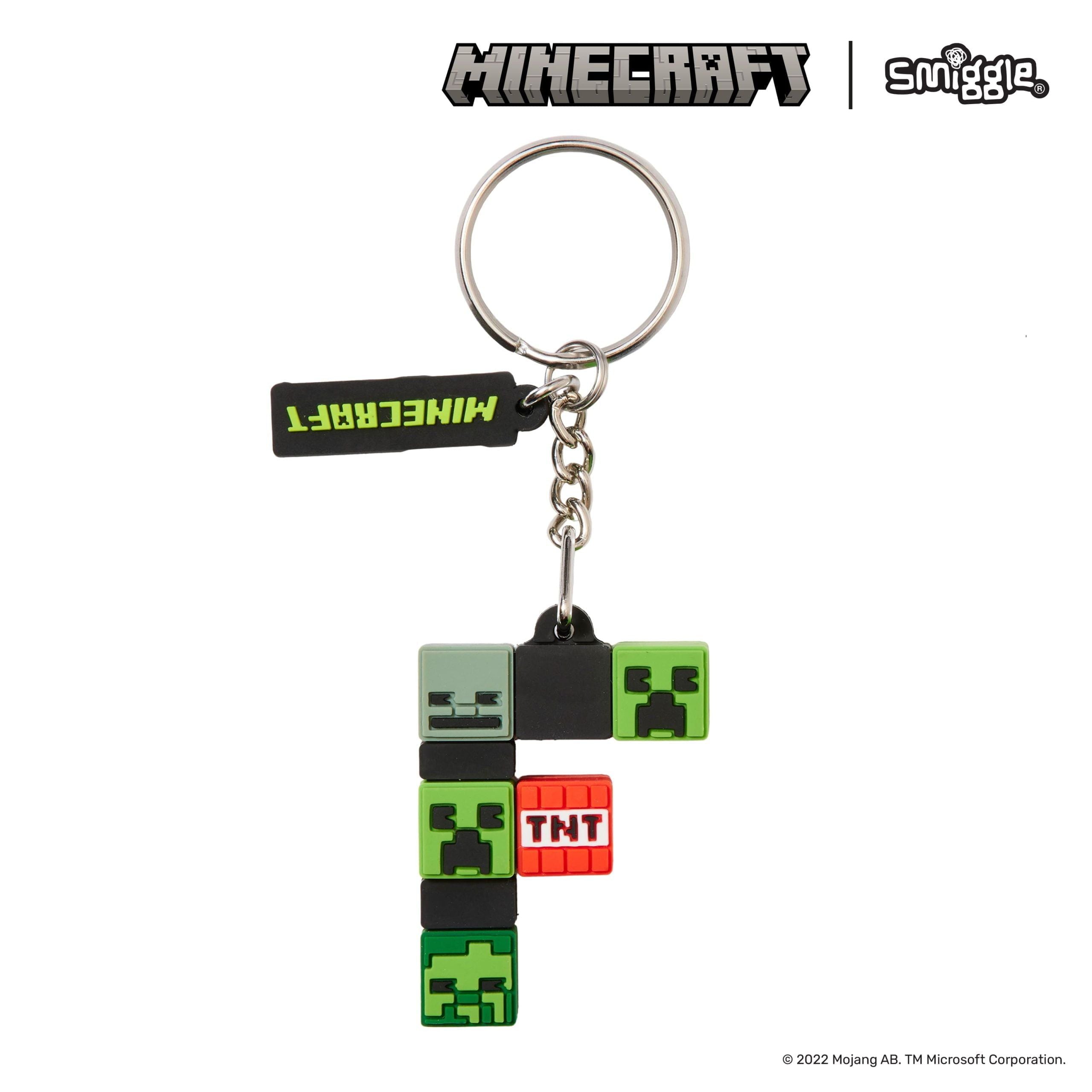 Smiggle – Minecraft Buchstabe F Schlüsselanhänger