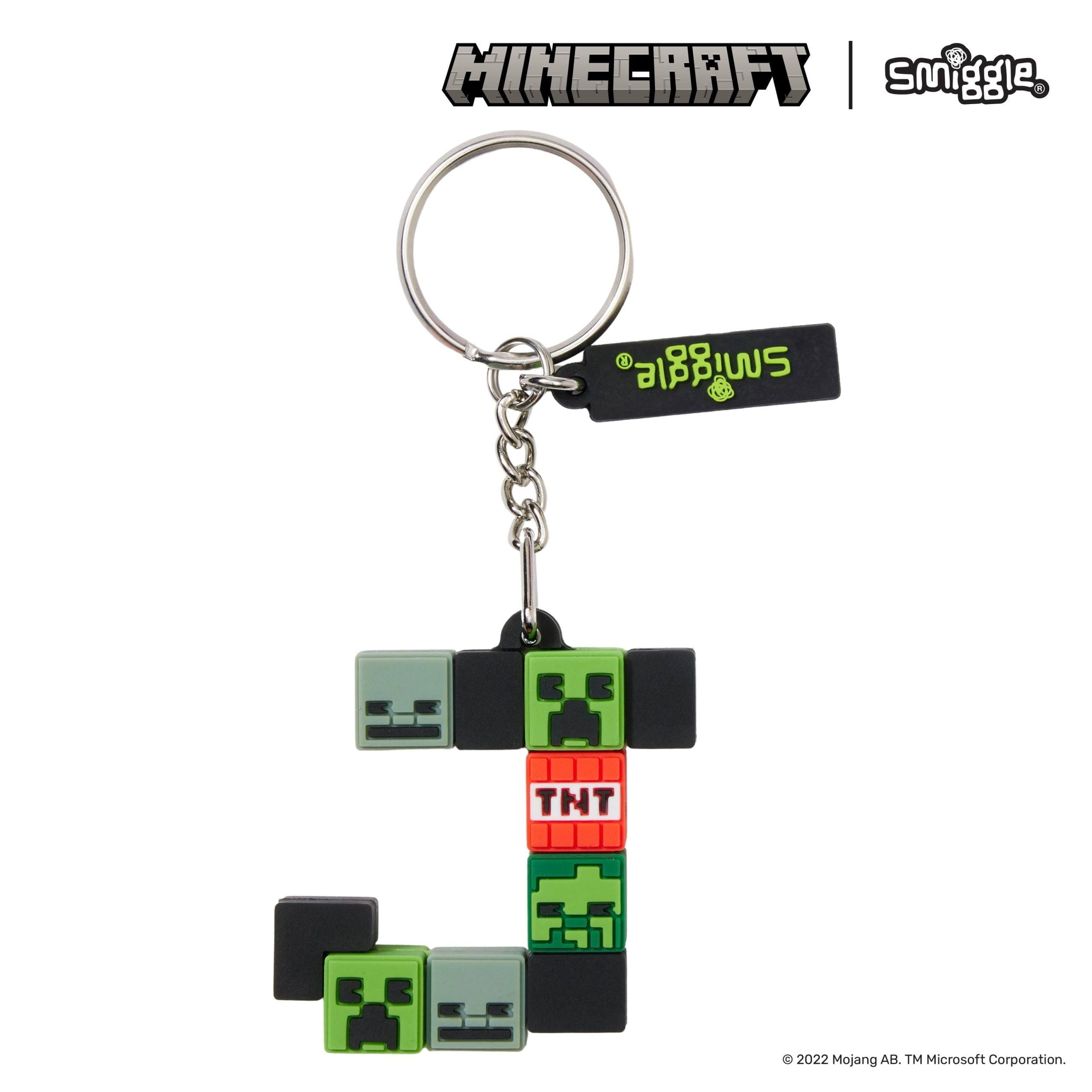 Smiggle – Minecraft Buchstabe J Schlüsselanhänger