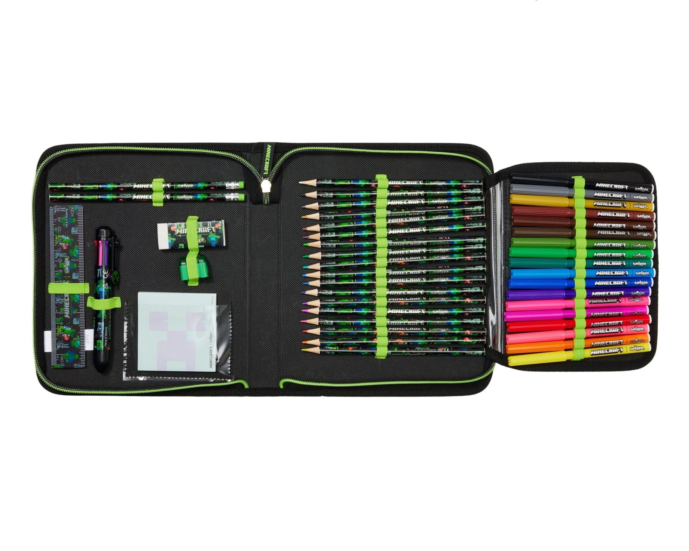 Smiggle - Minecraft Schreibwarenset und Federmäppchen