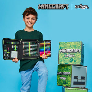 Smiggle – Minecraft-Briefpapier-Set und Federmäppchen