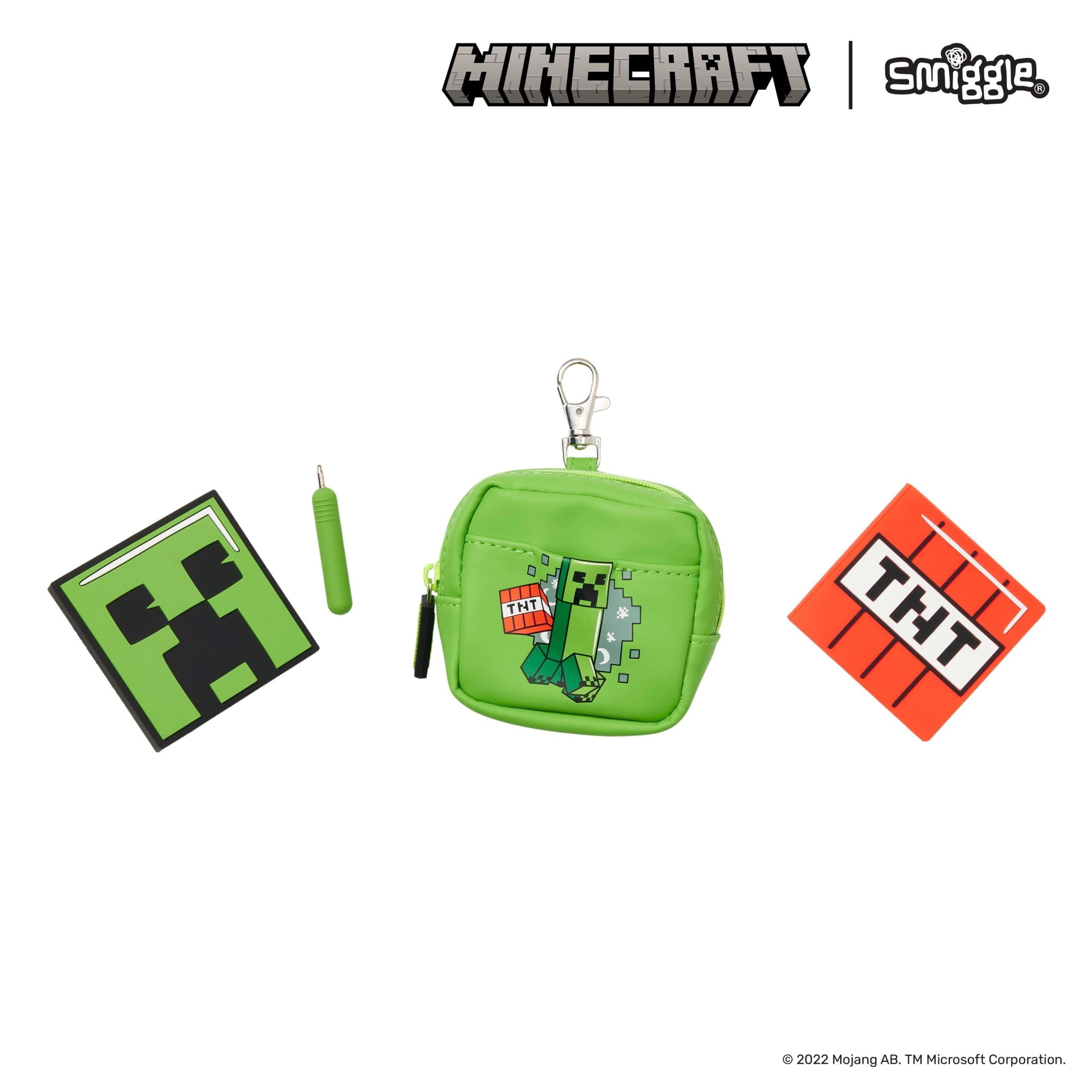 Smiggle – Minecraft Mini-Stift und Notizblock mit Schlüsselanhänger