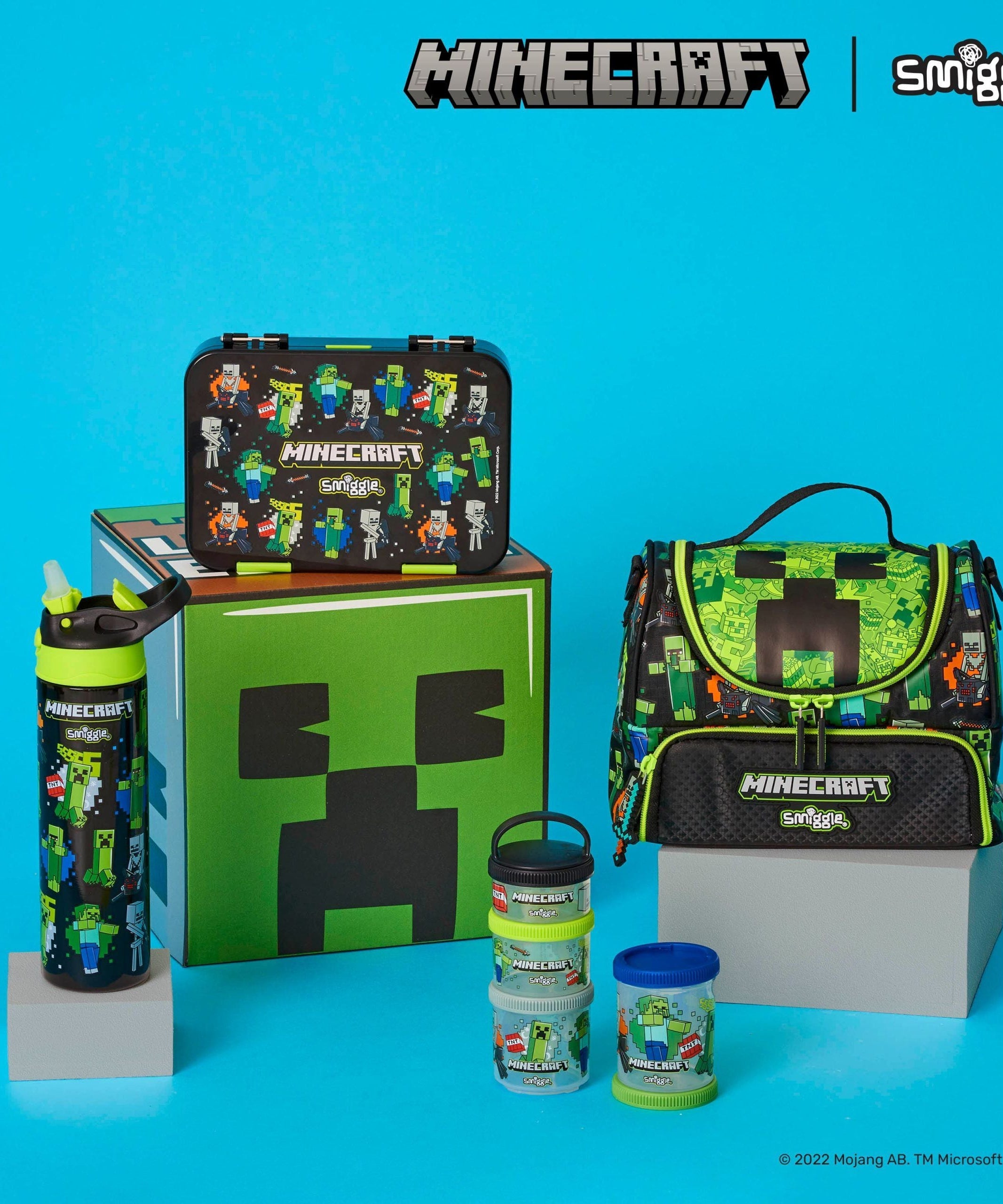 Smiggle - Minecraft Mittlere Bento Lunchbox