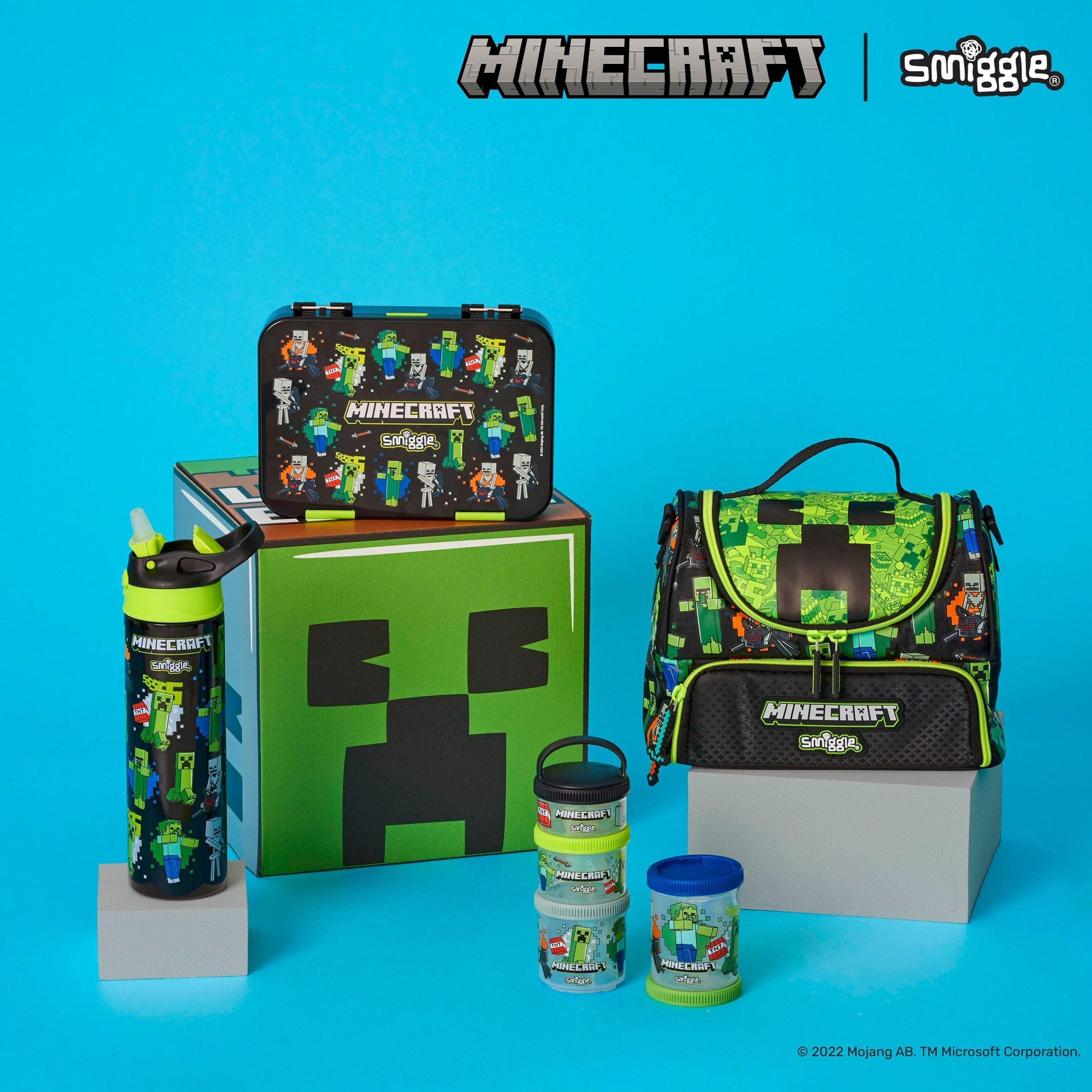 Smiggle - Minecraft Mittlere Bento Lunchbox