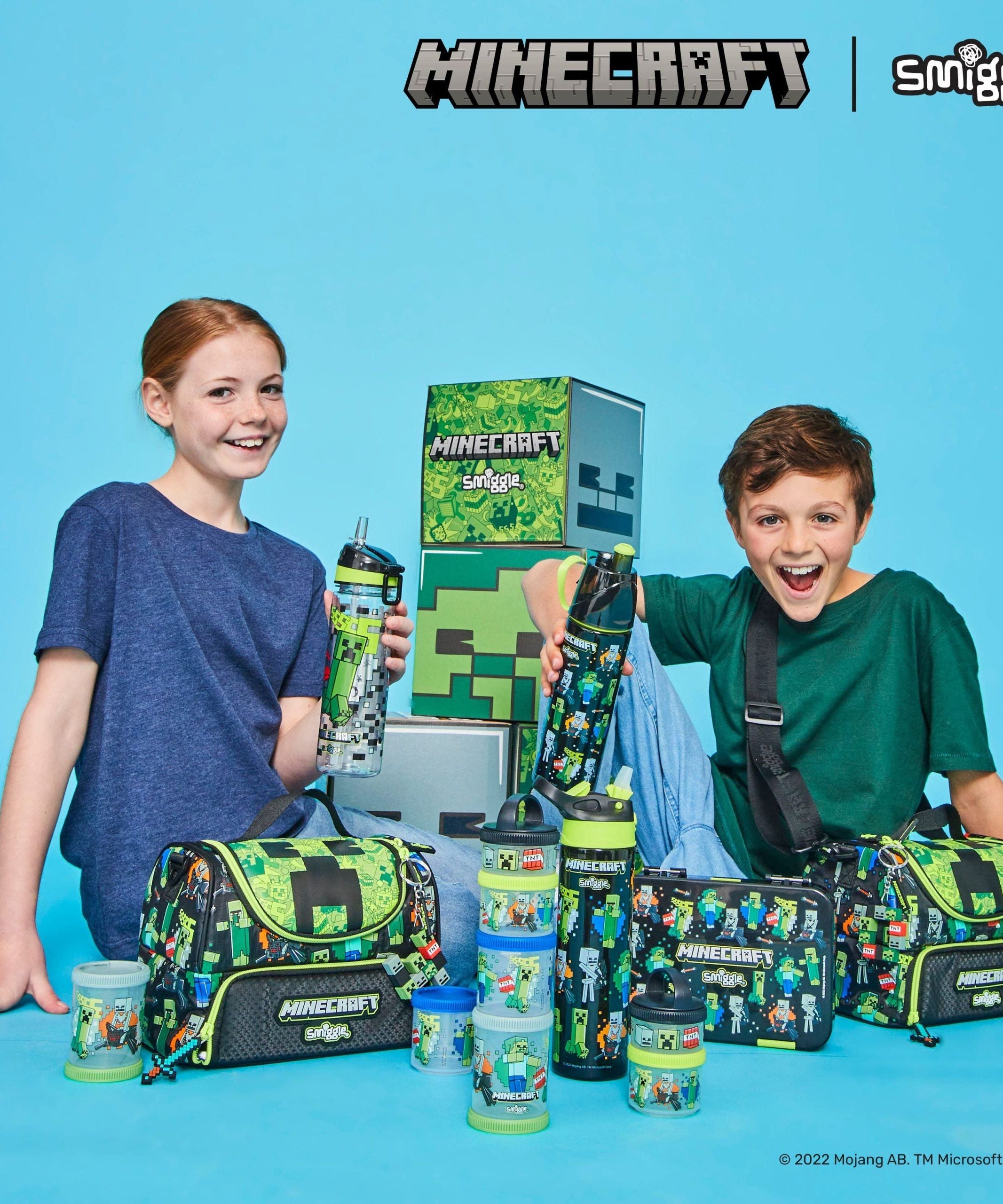Smiggle - Minecraft Mittlere Bento Lunchbox