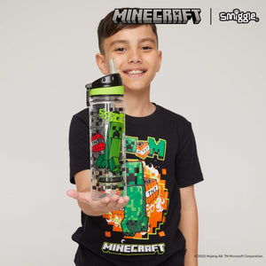 Smiggle - Minecraft Strohhalmflasche 650ML BPA-frei