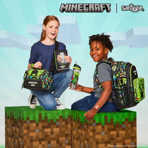 Smiggle - Minecraft Strohhalmflasche 650ML BPA-frei