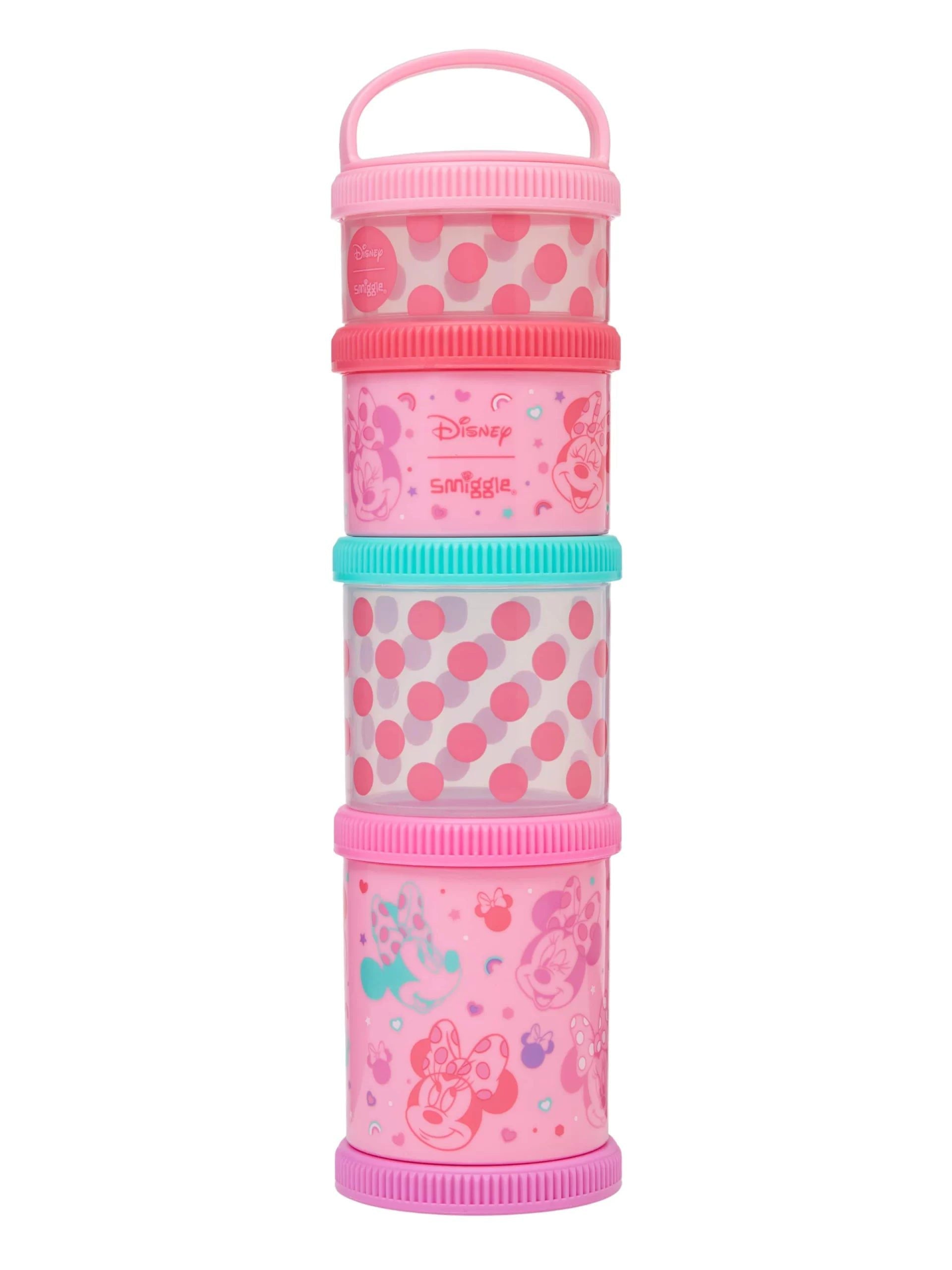 Smiggle - Minnie Maus 4er-Snack- und Aufbewahrungsboxen