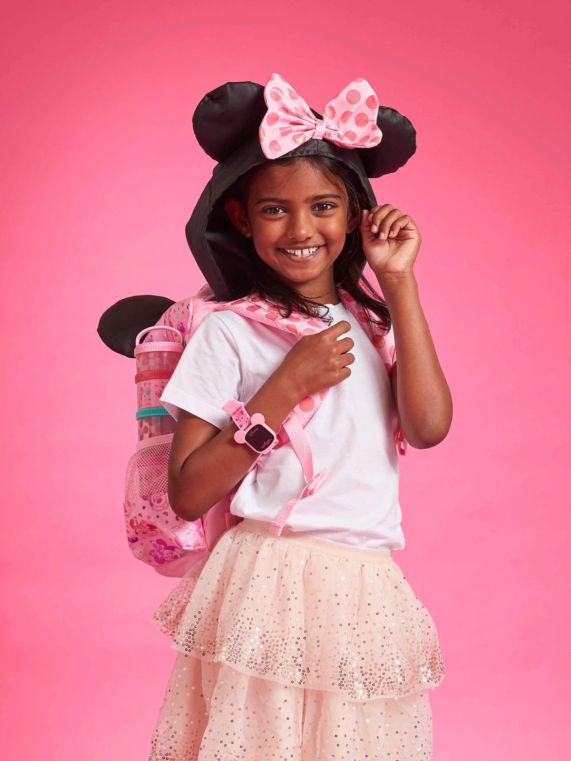 Smiggle - Minnie Mouse 4-teiliges Junior-Schultaschen-Set 