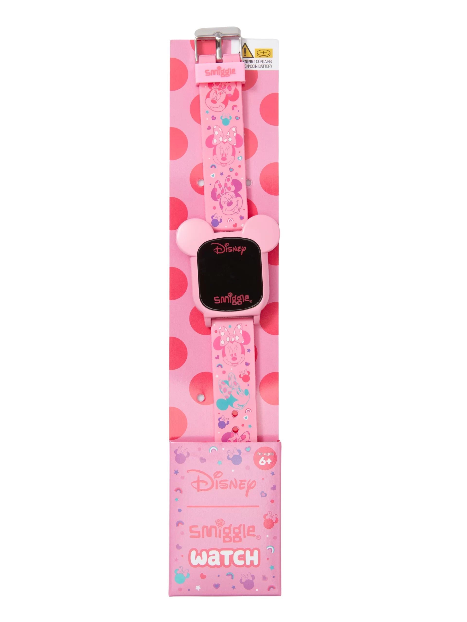 Smiggle – Minnie Mouse Digital-Armbanduhr 