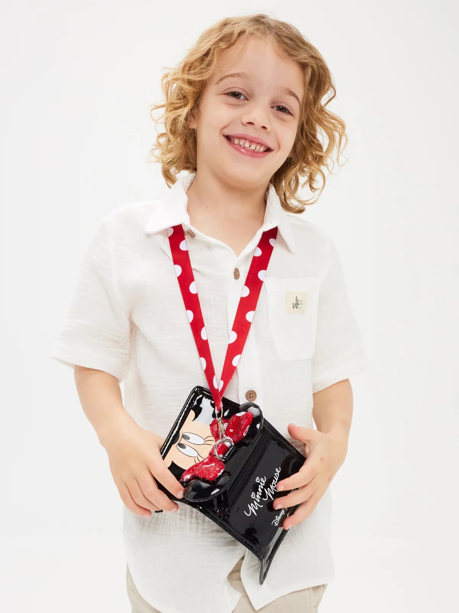 Smiggle – Geldbörse mit Minnie-Maus-Charakter-Schnur