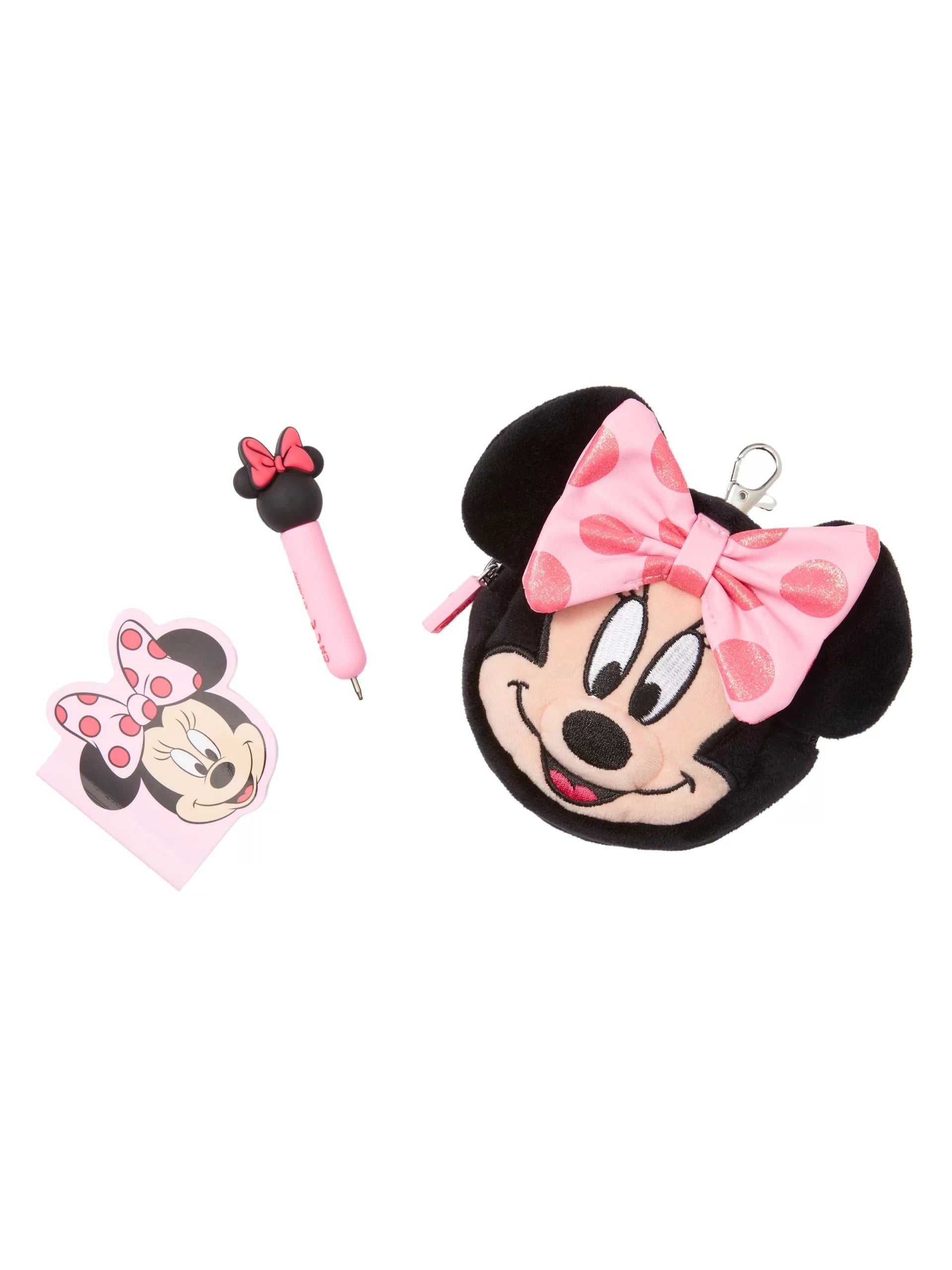 Smiggle – Minnie Mouse kleines Notizbuch mit Schlüsselanhänger und Stift 