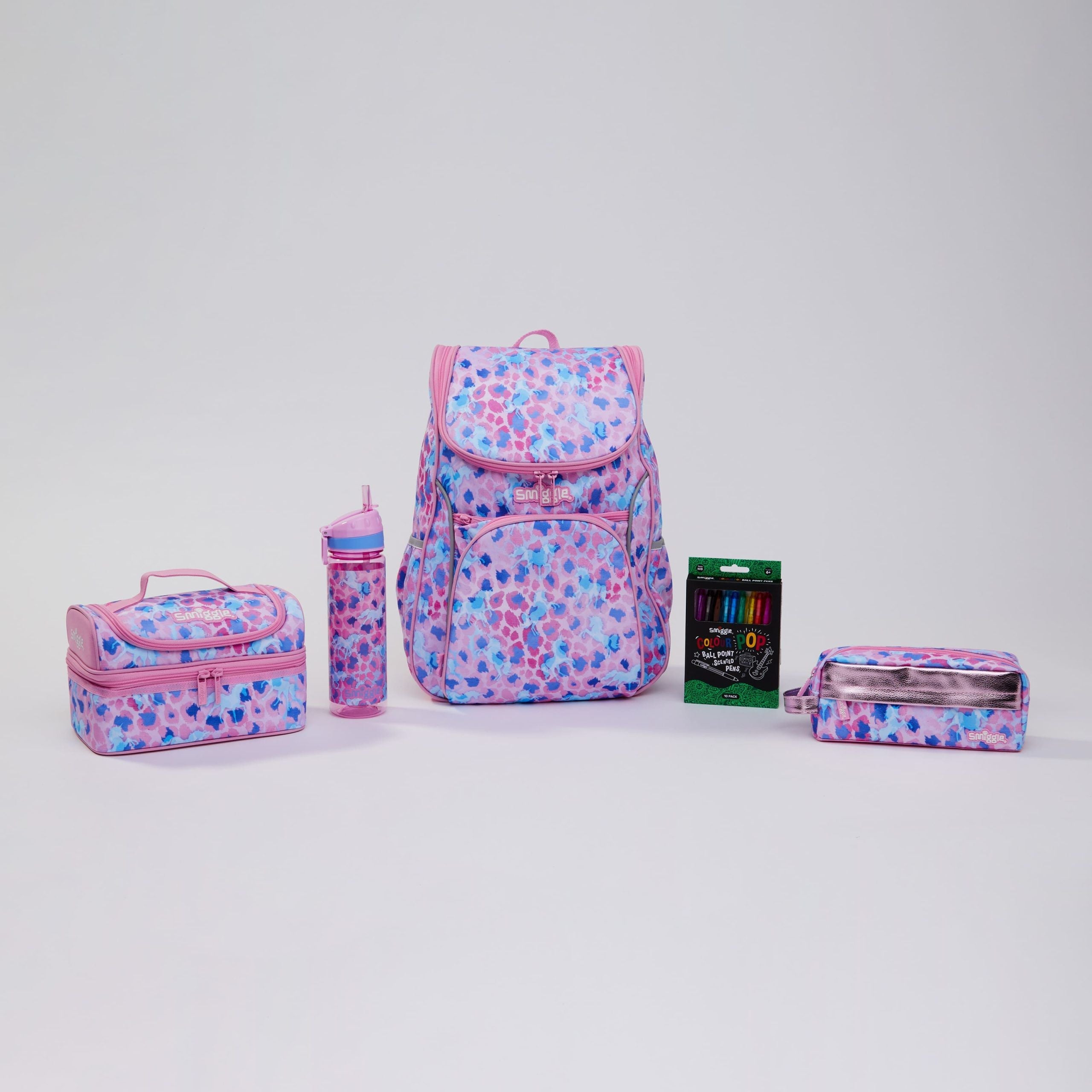 Smiggle - Mirage 5-teiliges Schulranzen-Set