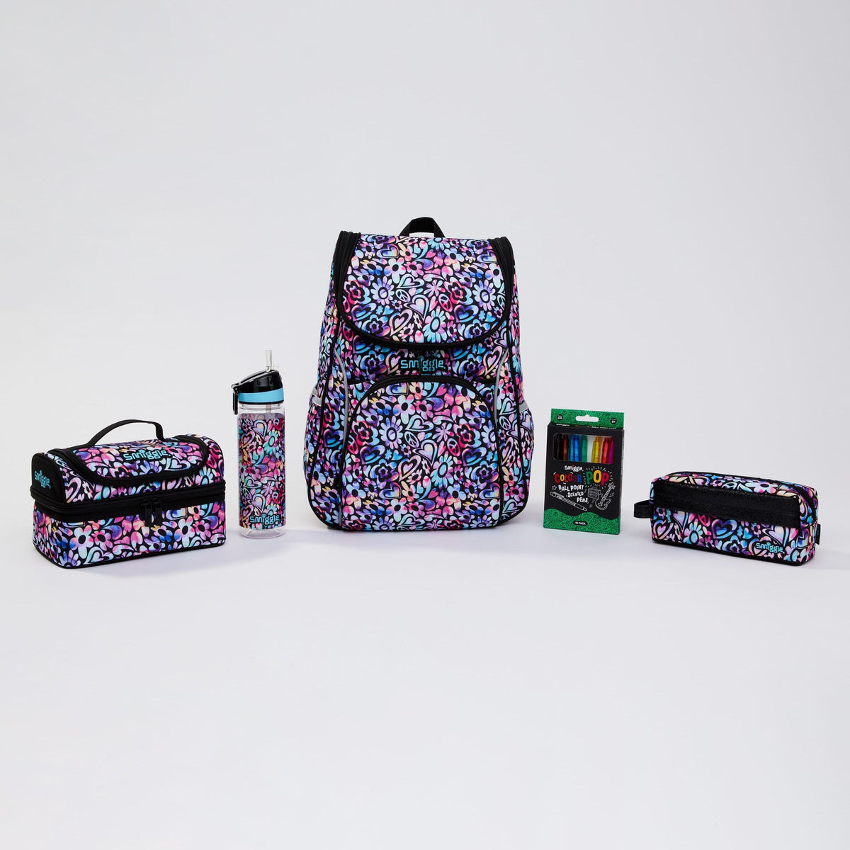 Smiggle - Mirage 5-teiliges Schulranzen-Set