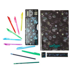 Smiggle – Automatisches Federmäppchen und Schreibwaren-Set mit Mirage-Rechner