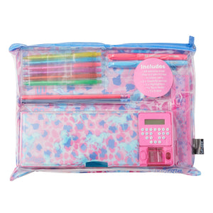 Smiggle – Automatisches Federmäppchen und Schreibwaren-Set mit Mirage-Rechner
