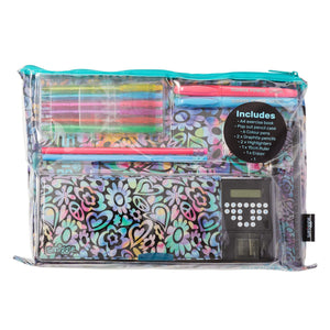 Smiggle – Automatisches Federmäppchen und Schreibwaren-Set mit Mirage-Rechner