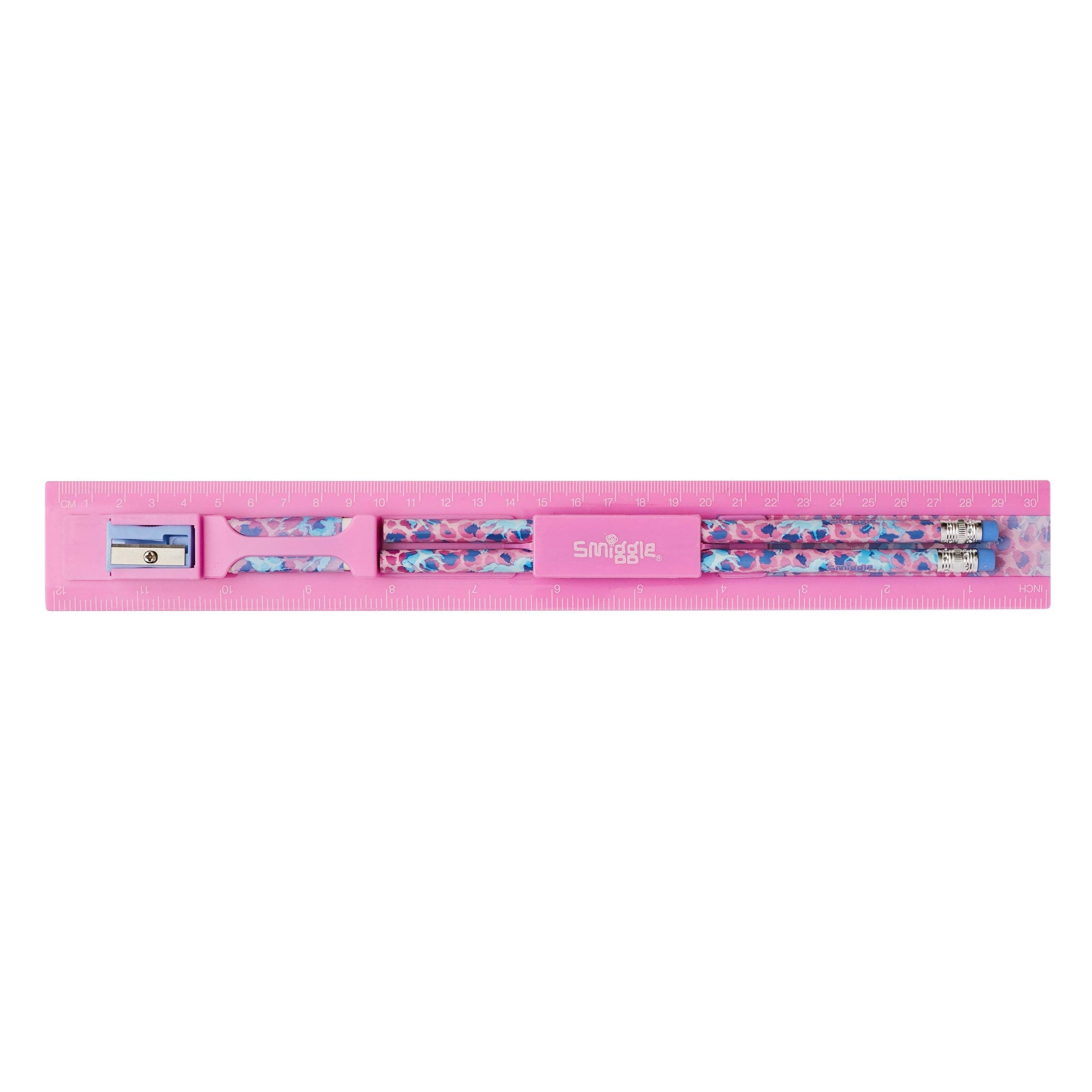 Smiggle – Mirage Stiftlineal-Set