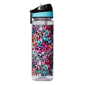 Smiggle – Mirage Trinkflasche mit Strohhalm, BPA-frei, 650 ml
