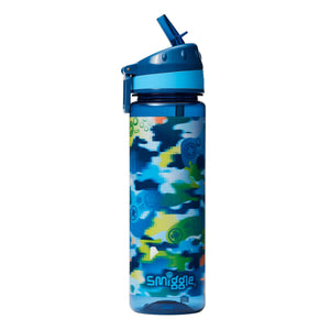 Smiggle – Mirage Trinkflasche mit Strohhalm, BPA-frei, 650 ml