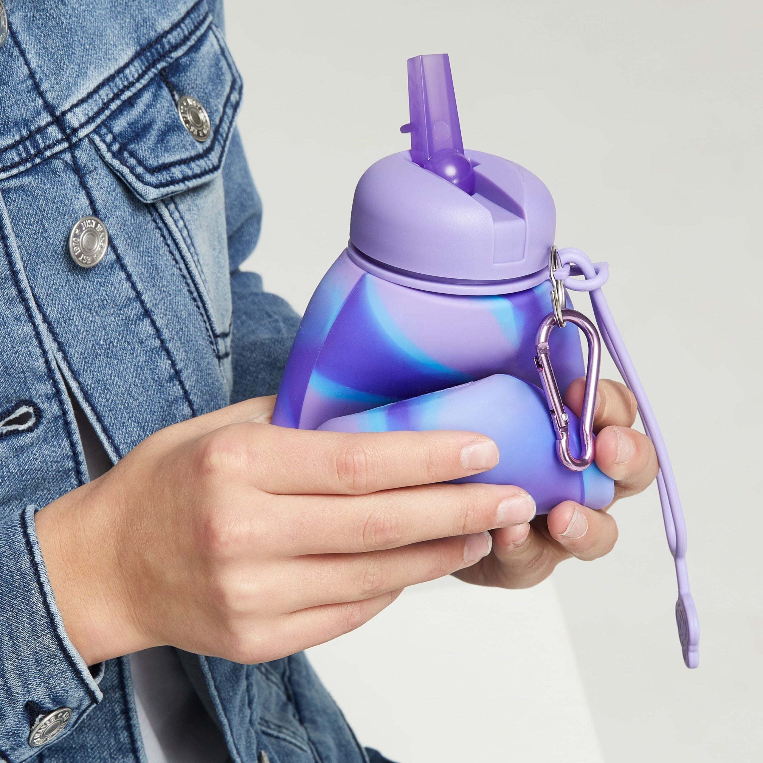 Smiggle - Mirage Silikon Faltbare BPA-freie Wasserflasche 630 ML