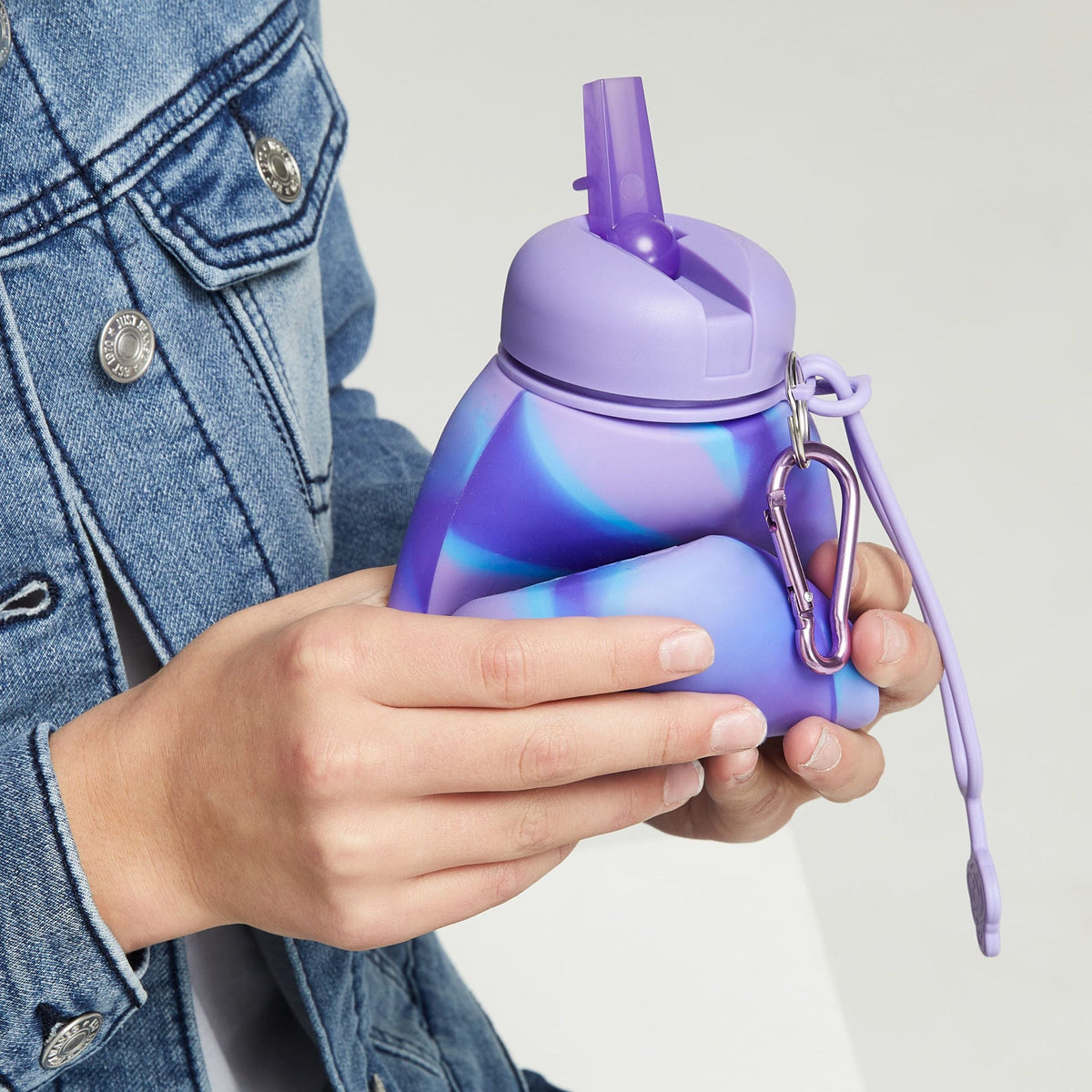 Smiggle - Mirage Silikon Faltbare BPA-freie Wasserflasche 630 ML