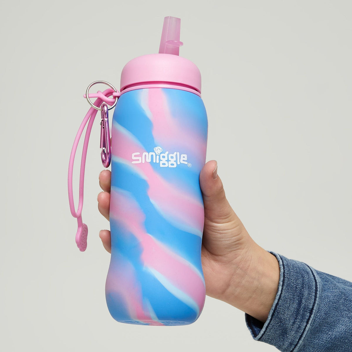 Smiggle - Mirage Silikon Faltbare BPA-freie Wasserflasche 630 ML